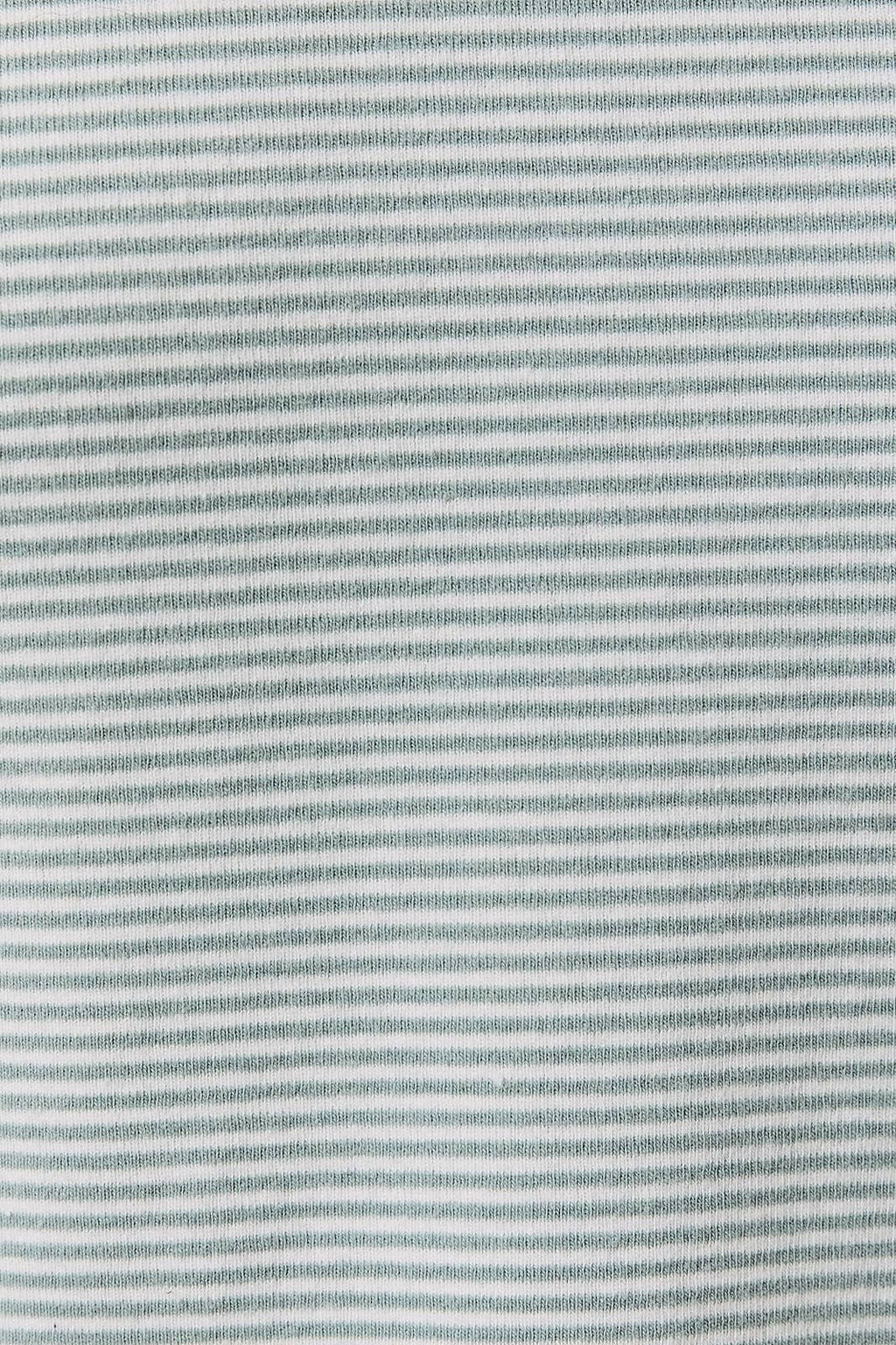 MID RISE STRIPE SHORTS: SAGE-CREAM STRIPE