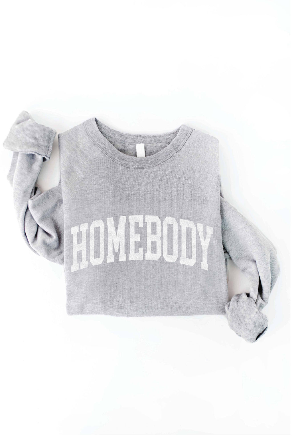 HOMEBODY Graphic Sweatshirt: ROSE / S