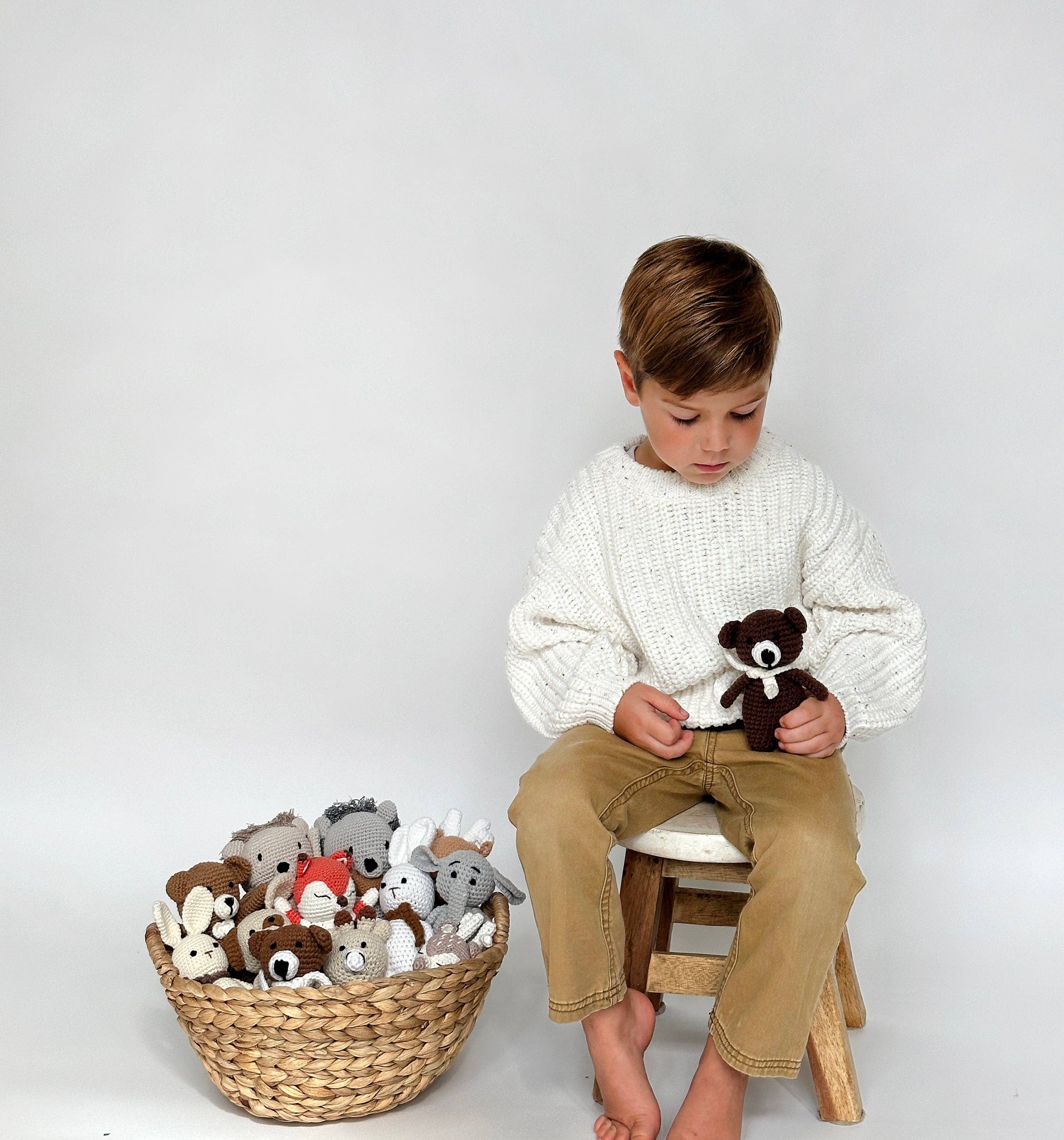 Mini Crochet Animals: Mini Birdie Mauve