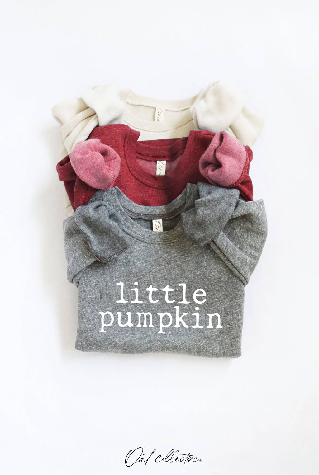 LITTLE PUMPKIN Toddler Graphic Sweatshirt: AUTUMN LEAF / 5T