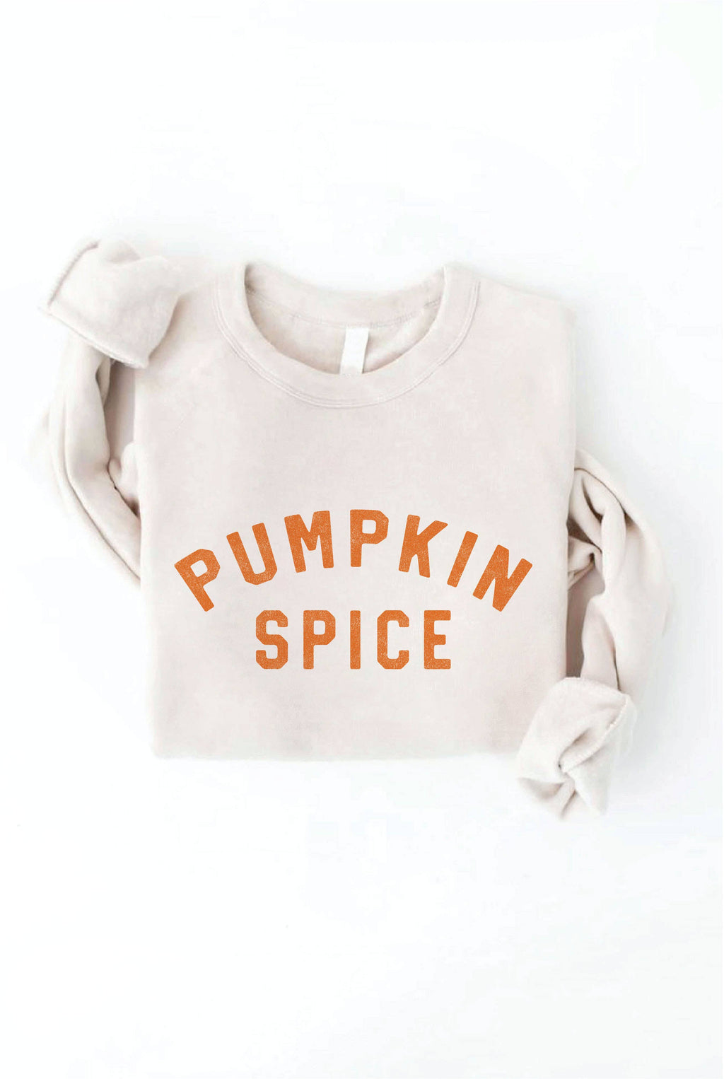 PUMPKIN SPICE Graphic Sweatshirt: AUTUMN LEAF / L
