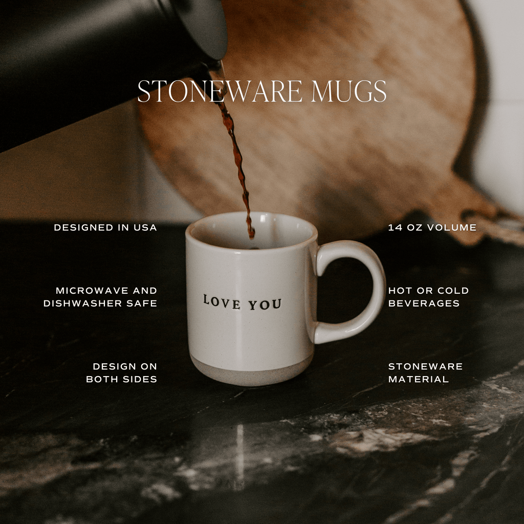 Green Trees Stoneware Coffee Mug - Home Decor