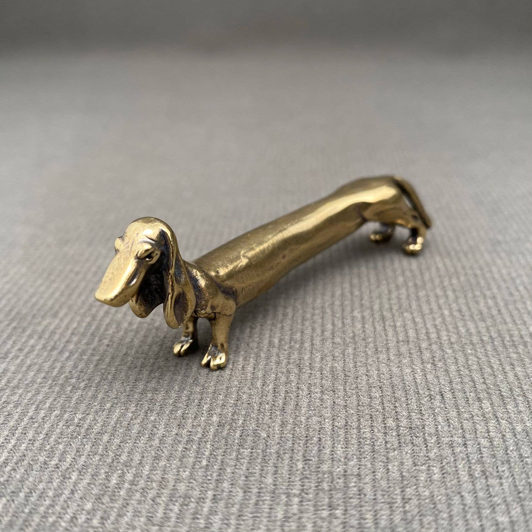 Brass Dachshund