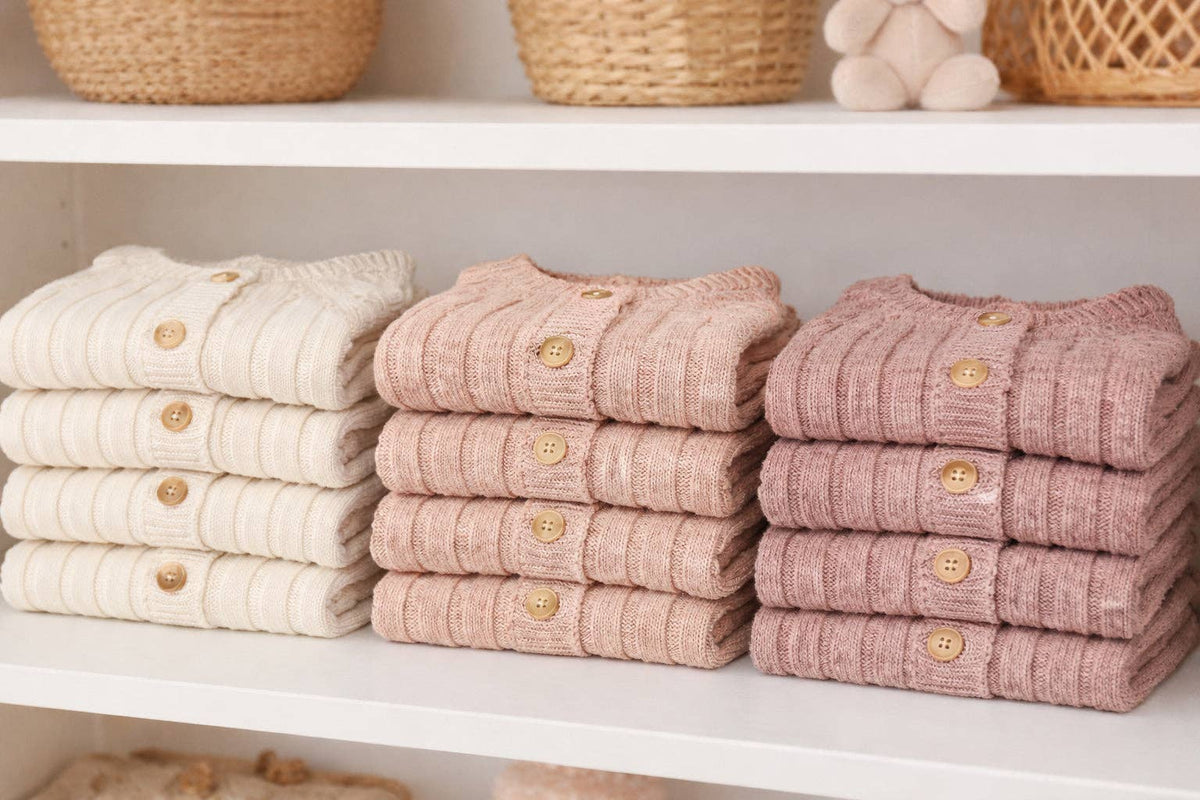 Mila Oatmilk Jumper Set: 3pc Set / Newborn (NB)