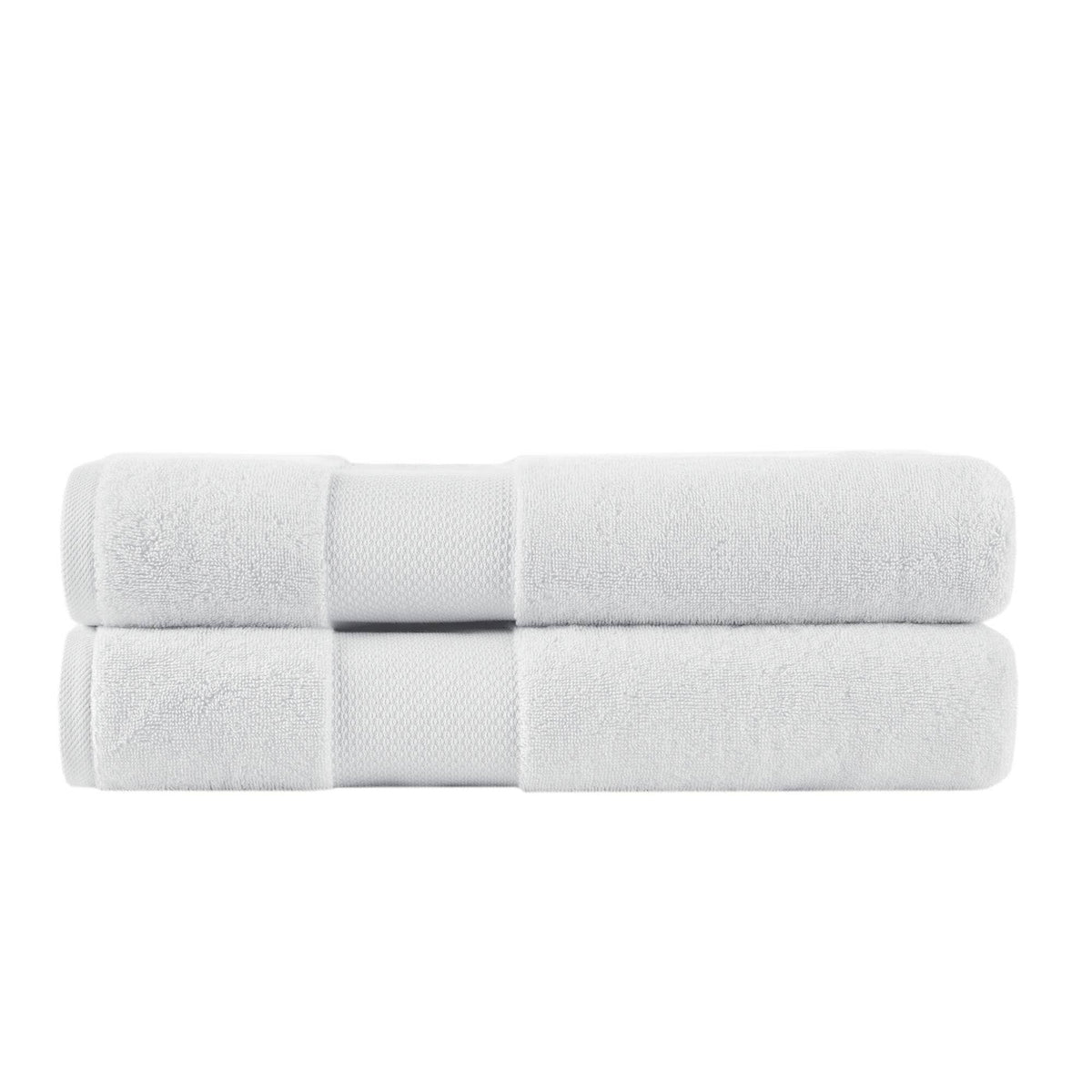 Turkish 600gsm Cotton 2-Piece Bathroom Sheet Set, White