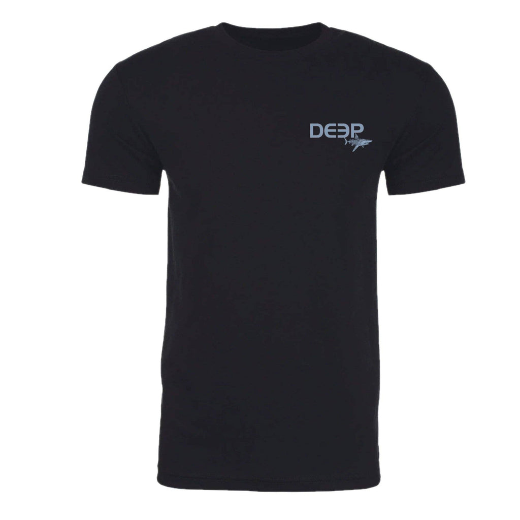 Schoolie Sharky Tee - youth: Black / M