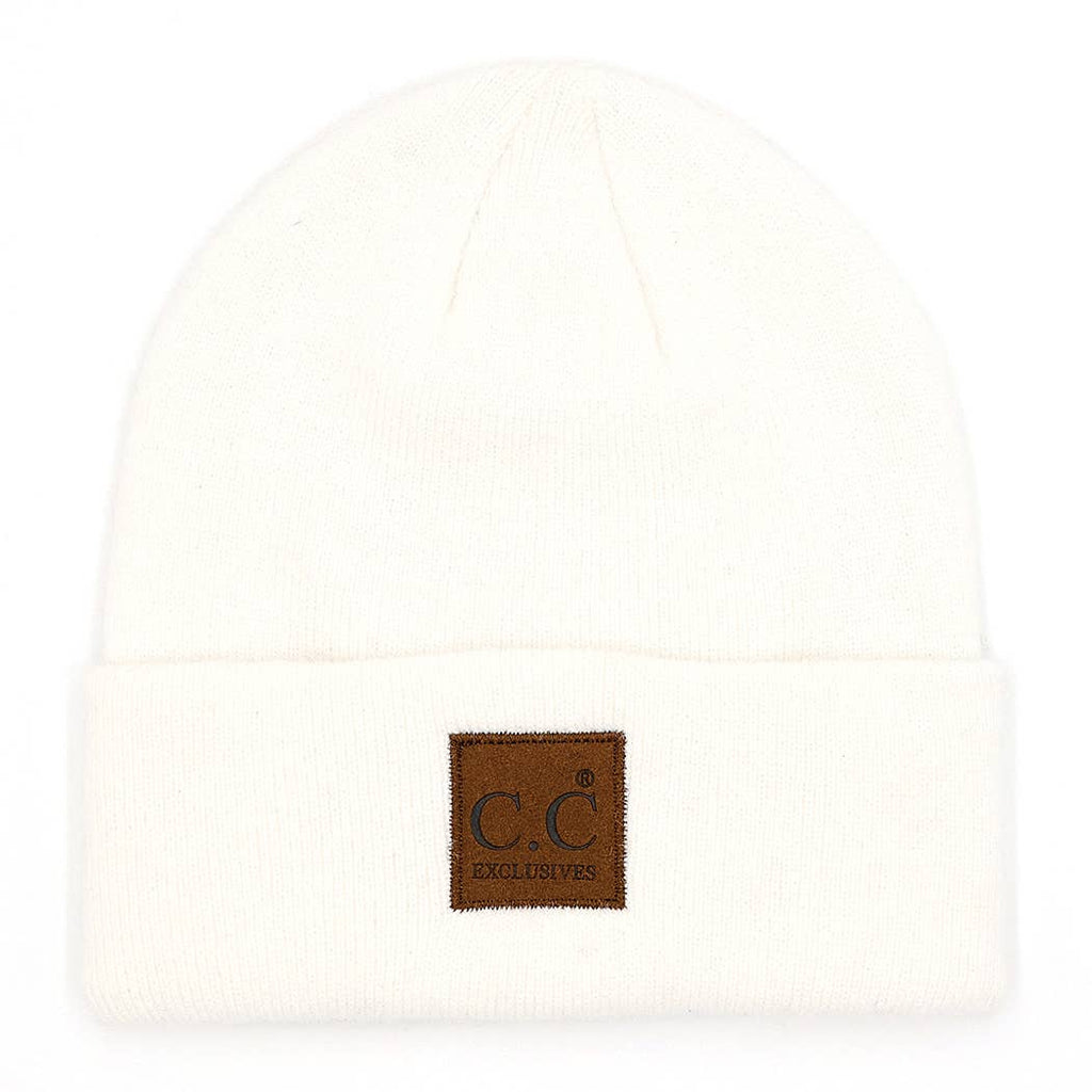 Unisex Heather Knit Classic Beanie Hat