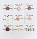 Crochet Flower Headband: With Card / Mauve-1 / Single Flower