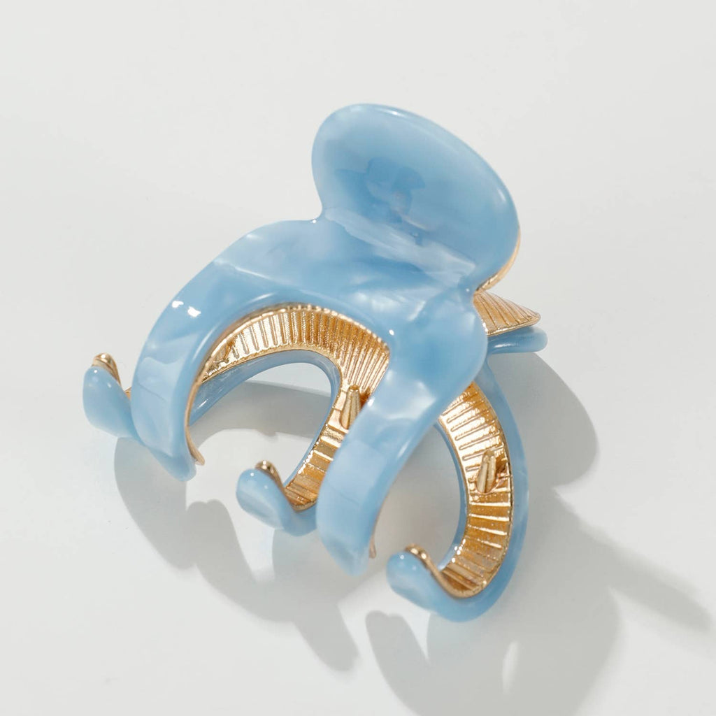 Jade Coastal Octopus Metal Claw Clip - Small: Assorted