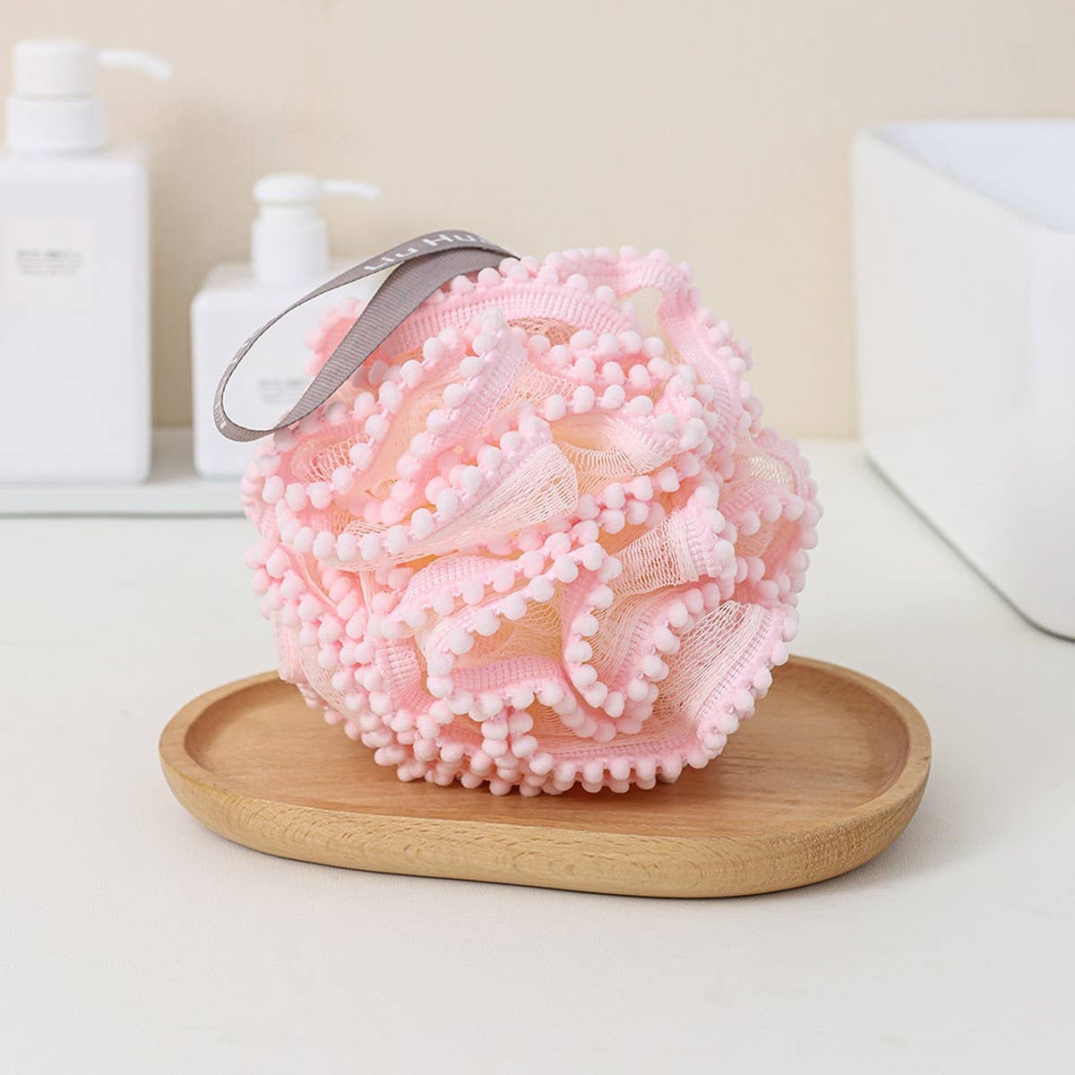 LARGE BATH POUF SUPER SOFT BATH POUF