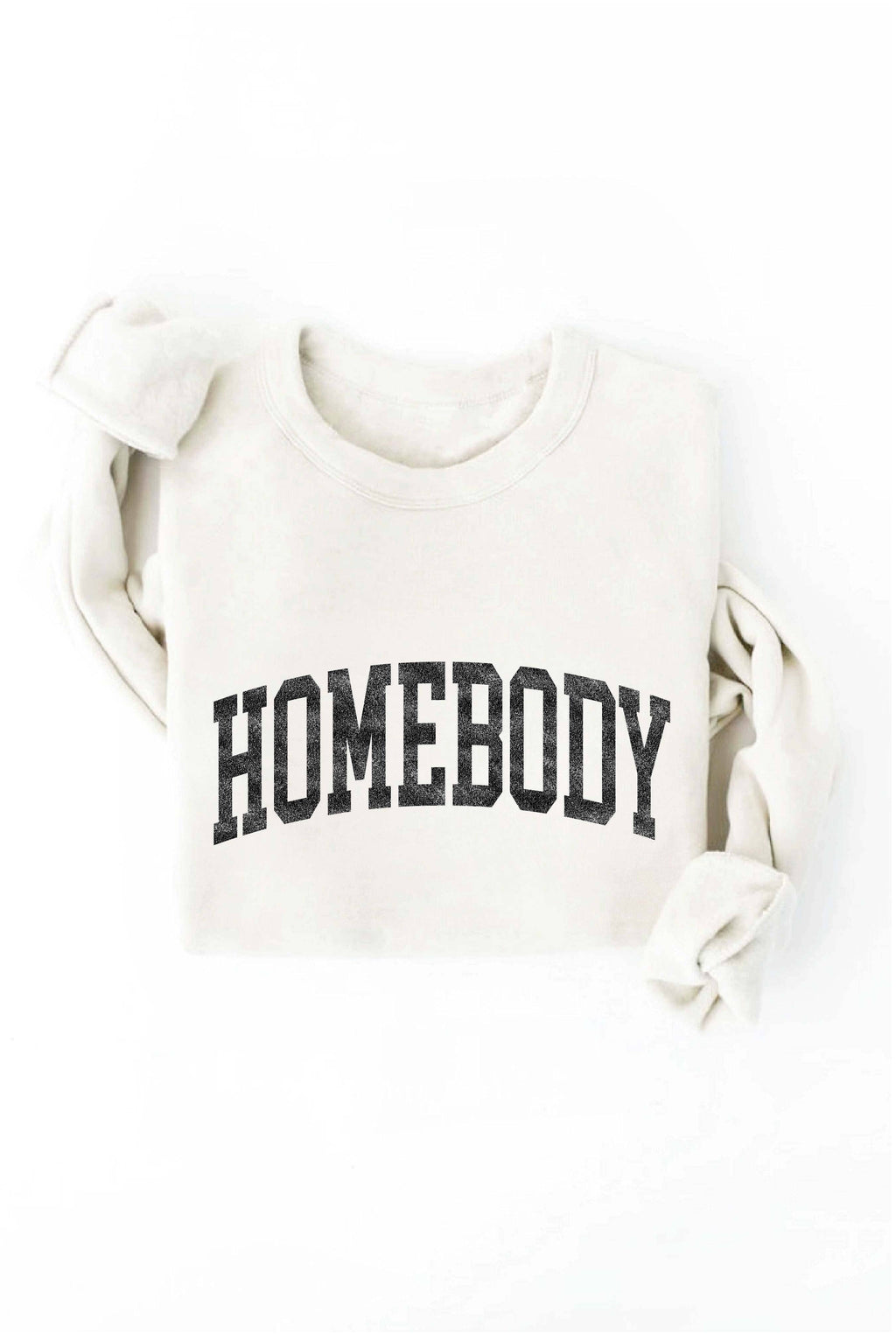 HOMEBODY Graphic Sweatshirt: ROSE / L