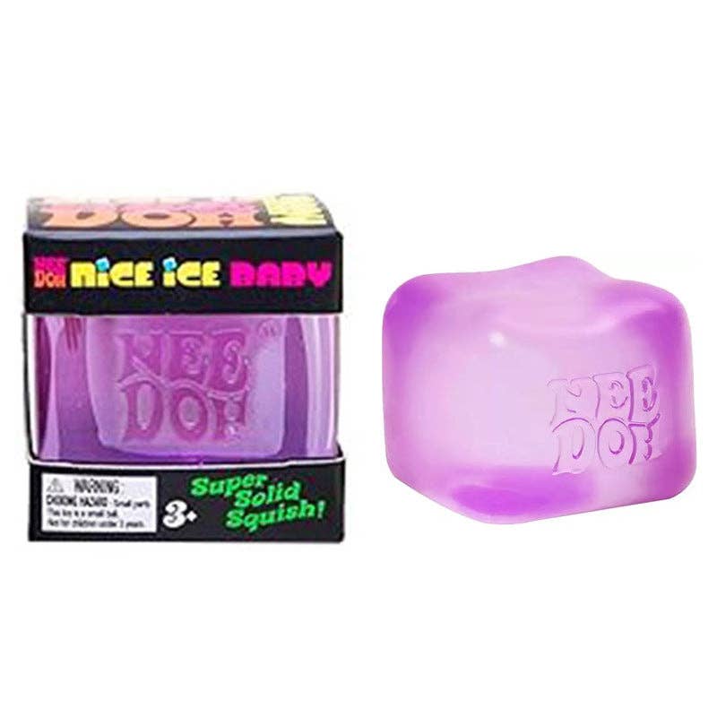 Nice Cube Jellyfish Squishy Sensory Stress Relief Toys in Box Squeeze Fidget Toy: Red cube / 1 pc