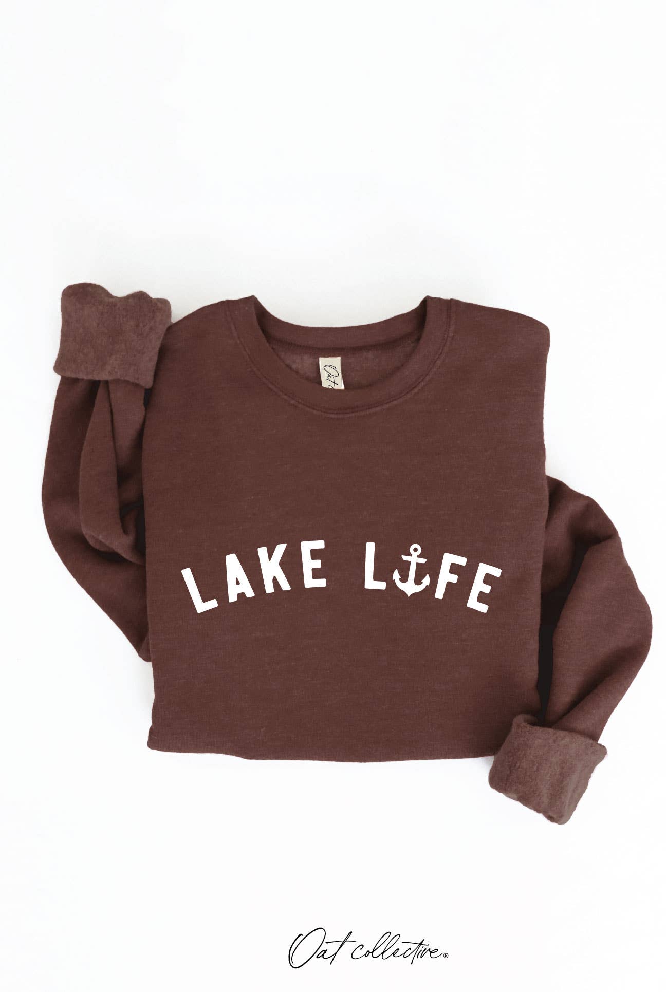 LAKE LIFE Graphic Sweatshirt: BLACK / S