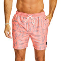 Fish Print Swim Shorts Quick-Dry Performance