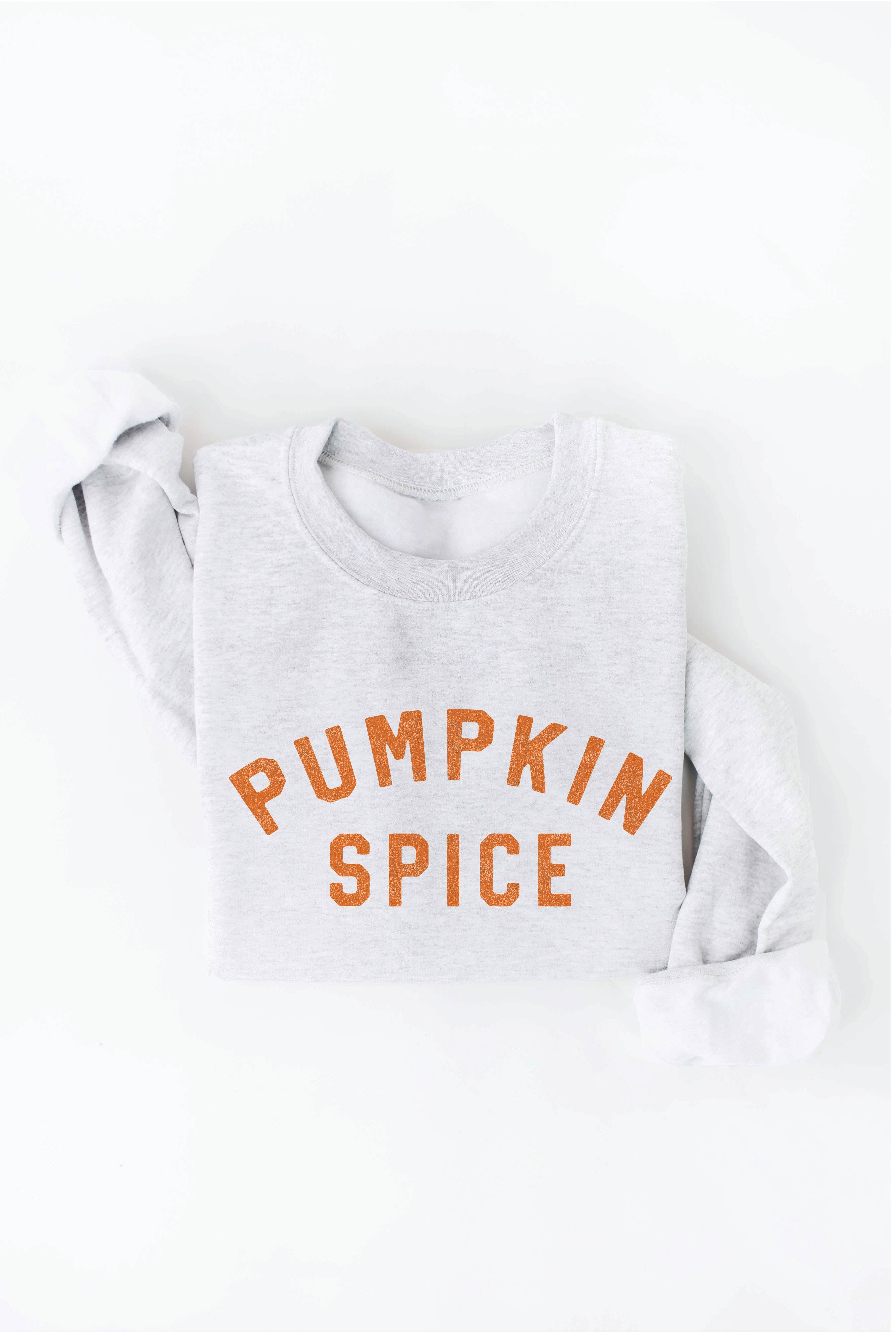 PUMPKIN SPICE Graphic Sweatshirt: AUTUMN LEAF / M