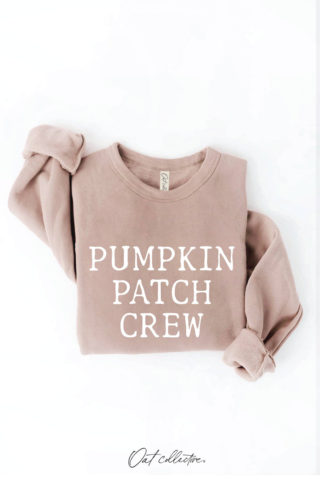 PUMPKIN PATCH CREW Graphic Sweatshirt: HEATHER DUST / M