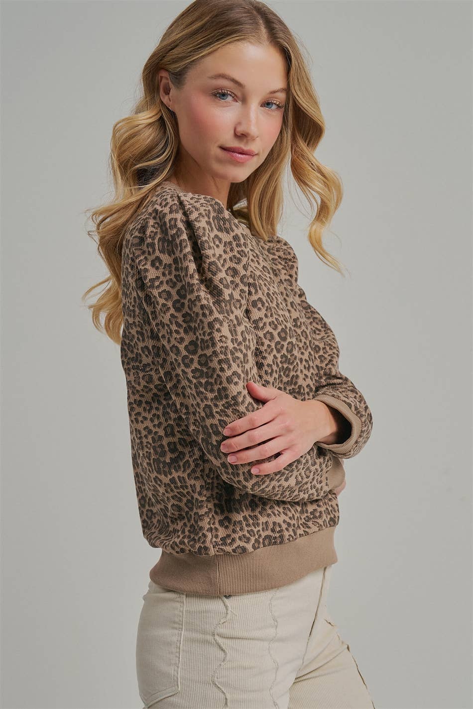 Golden Hour Leopard Knit