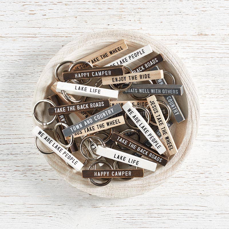 Boats Well with Others Keychain