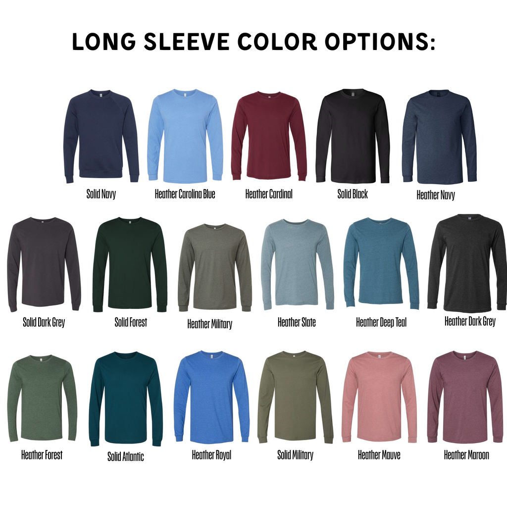 Mountain Fish Graphic Tee | Long Sleeve 018: Military T-Shirt / XX-Large