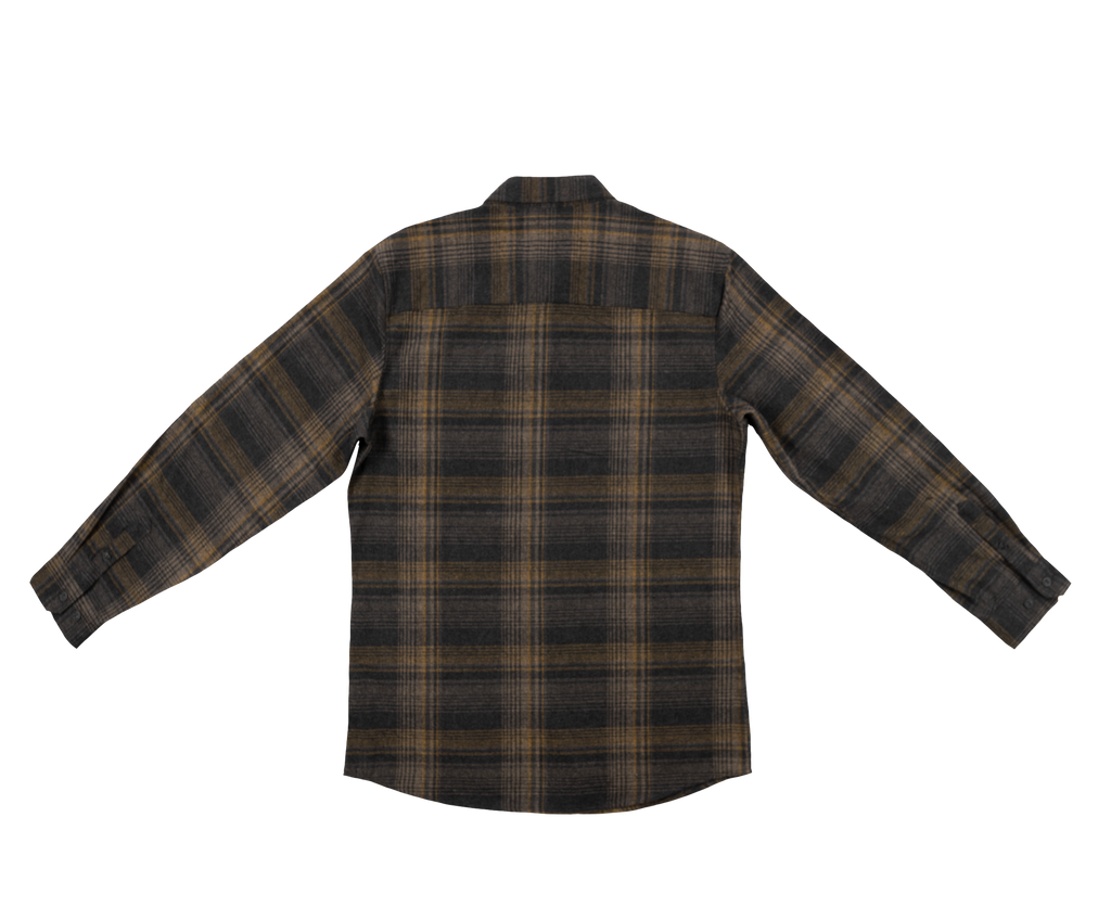 Mens Flannel Shirt: Navy / M