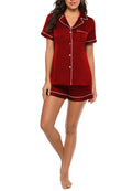 Cozy Crimson Short Set