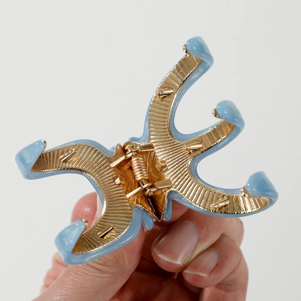 Jade Coastal Octopus Metal Claw Clip - Small: Assorted