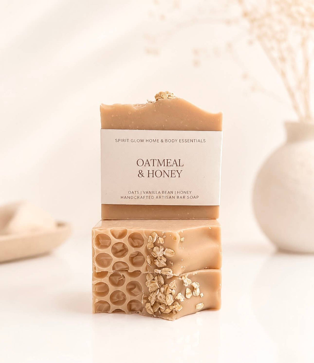 Oatmeal & Honey - Handcrafted Artisan Soap Bar