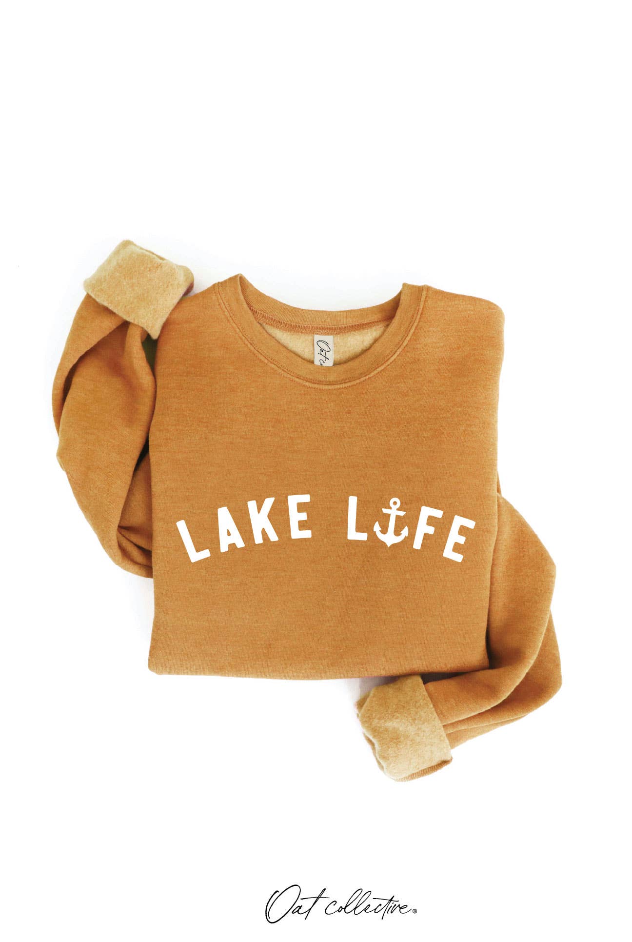 LAKE LIFE Graphic Sweatshirt: BLACK / M