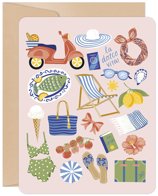 La Dolce Vita Birthday Card