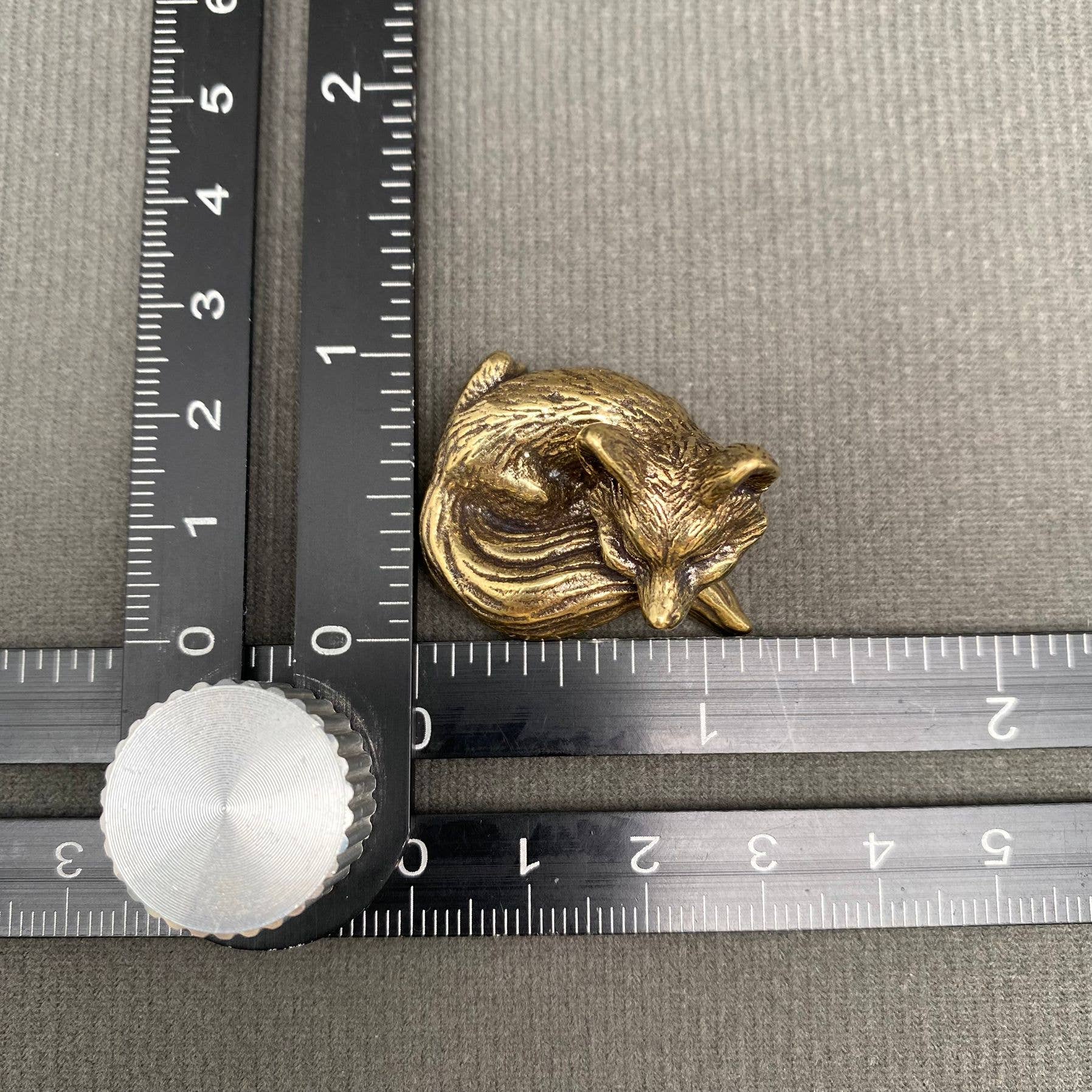 Brass Sleeping Fox