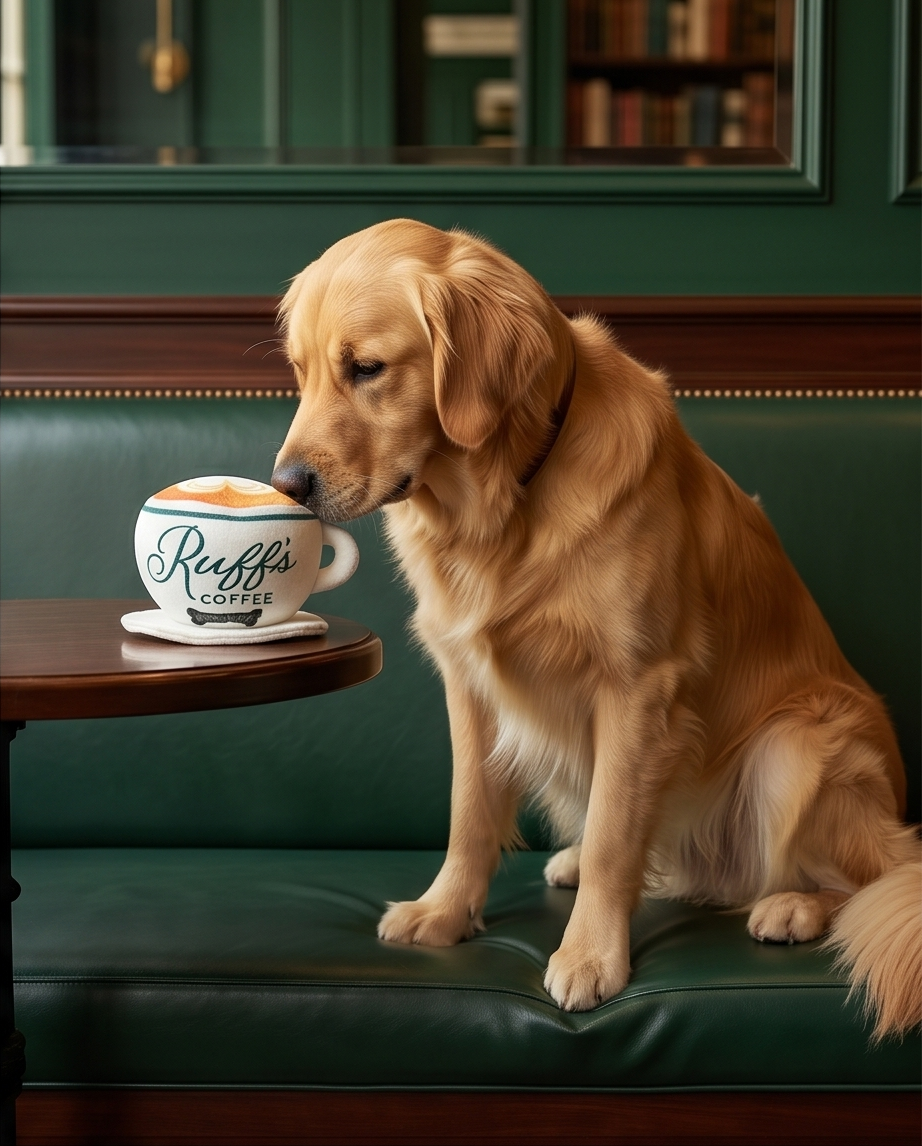 Ruff's Coffee Cup + Saucer