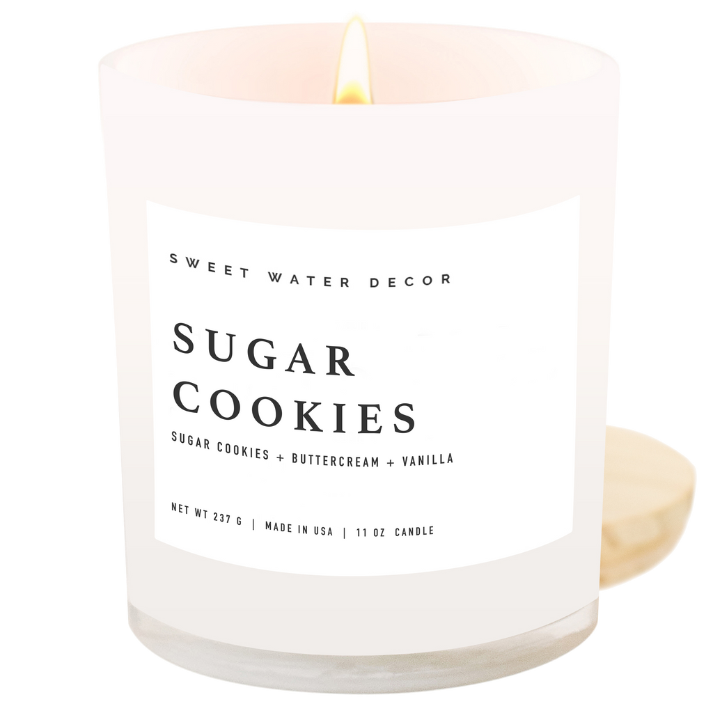 Sugar Cookies 11 oz Soy Candle - Christmas Decor & Gifts