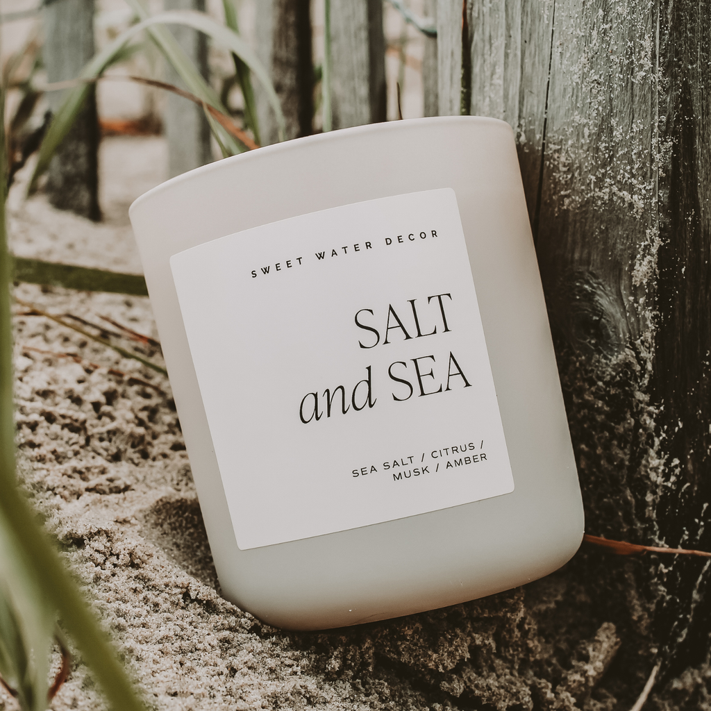 Salt and Sea Candle