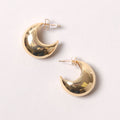14K Gold-Dipped Post Earring: GLD / ONE SIZE