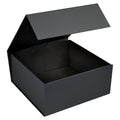 10" X 10" X 4.5" Collapsible Gift Box w/Magnetic Square Flap Lid: Black / 1