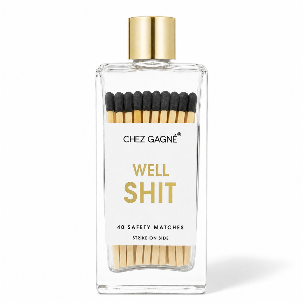 Well, Shit - Glass Bottle Matches
