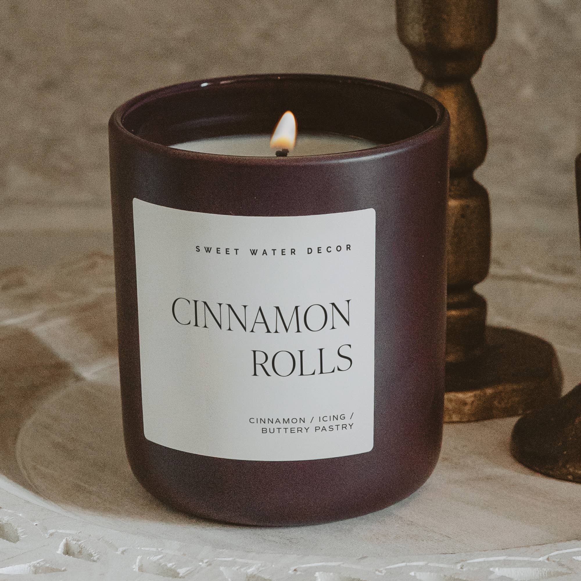 *NEW* Cinnamon Rolls 15 oz Soy Candle Matte Jar - Fall Decor