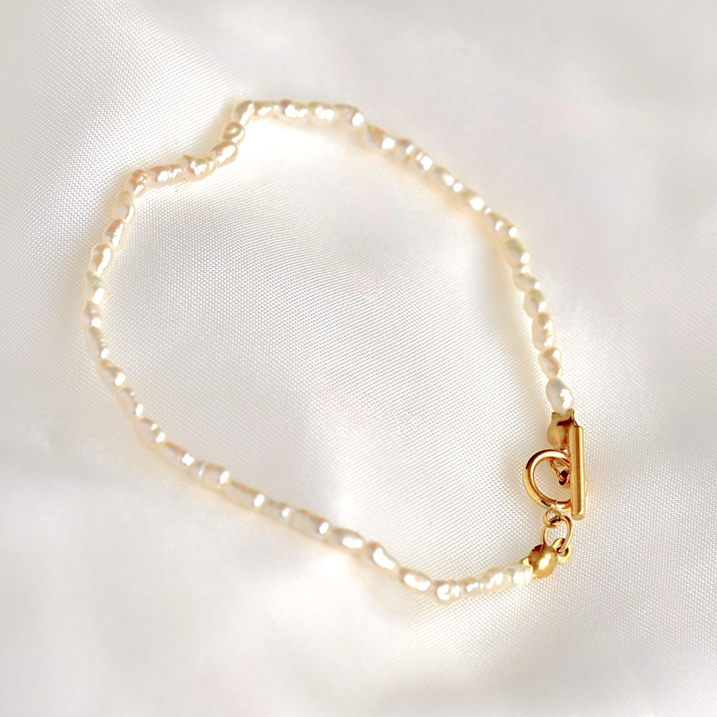 Rice Pearl Bracelet