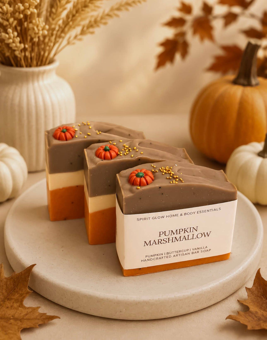 Pumpkin Marshmallow- Artisan Soap Bar