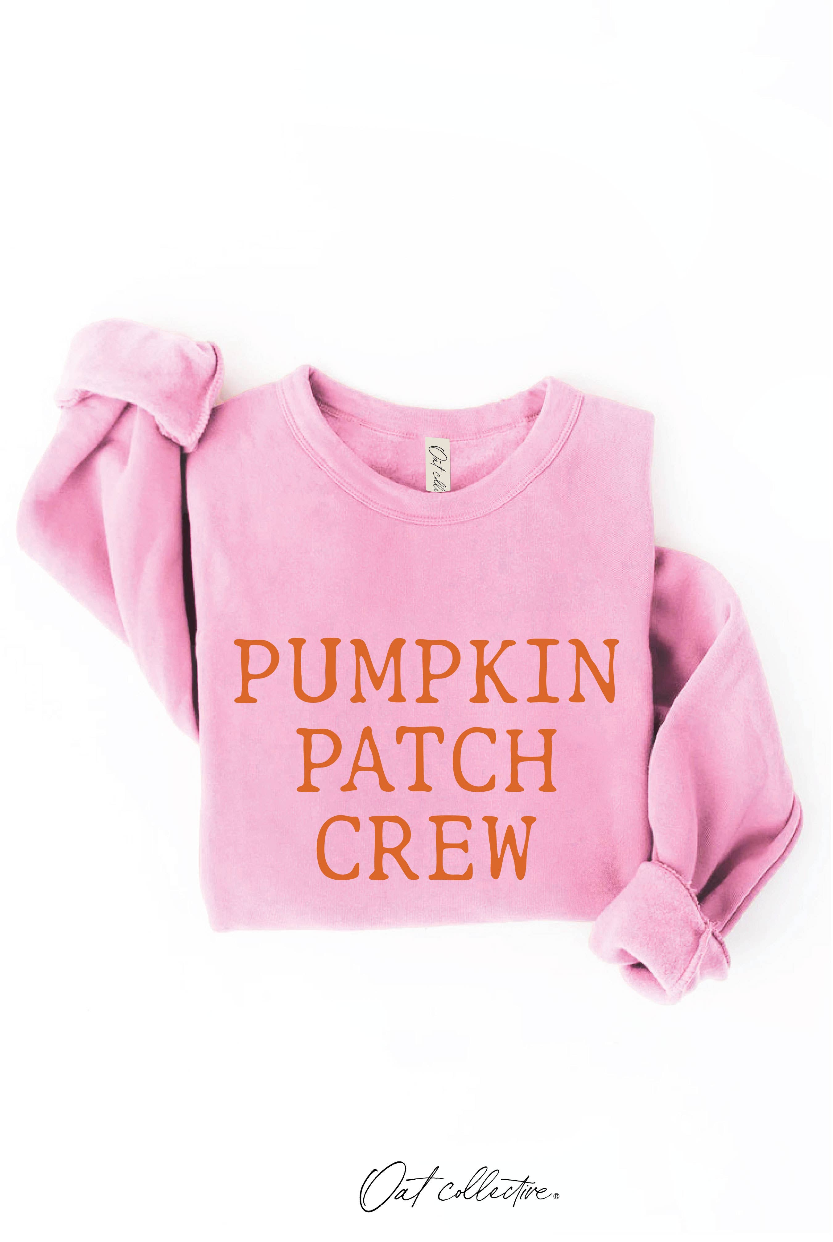 PUMPKIN PATCH CREW Graphic Sweatshirt: HEATHER DUST / M