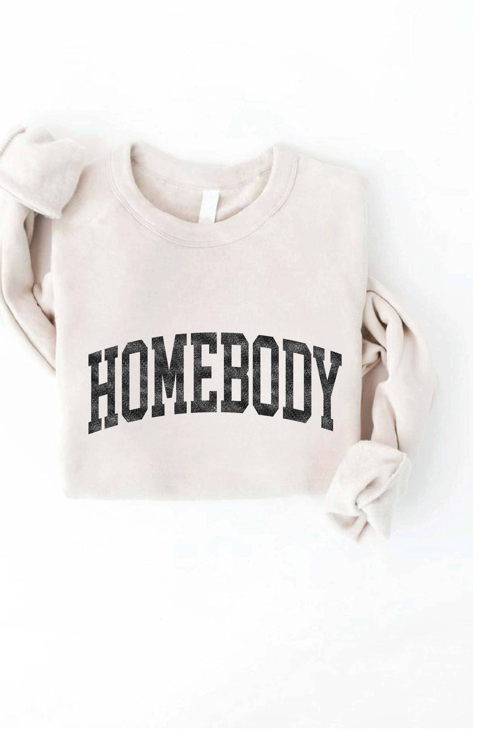 HOMEBODY Graphic Sweatshirt: ROSE / L