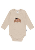 Bonjour Croissant Long Sleeve Onesie