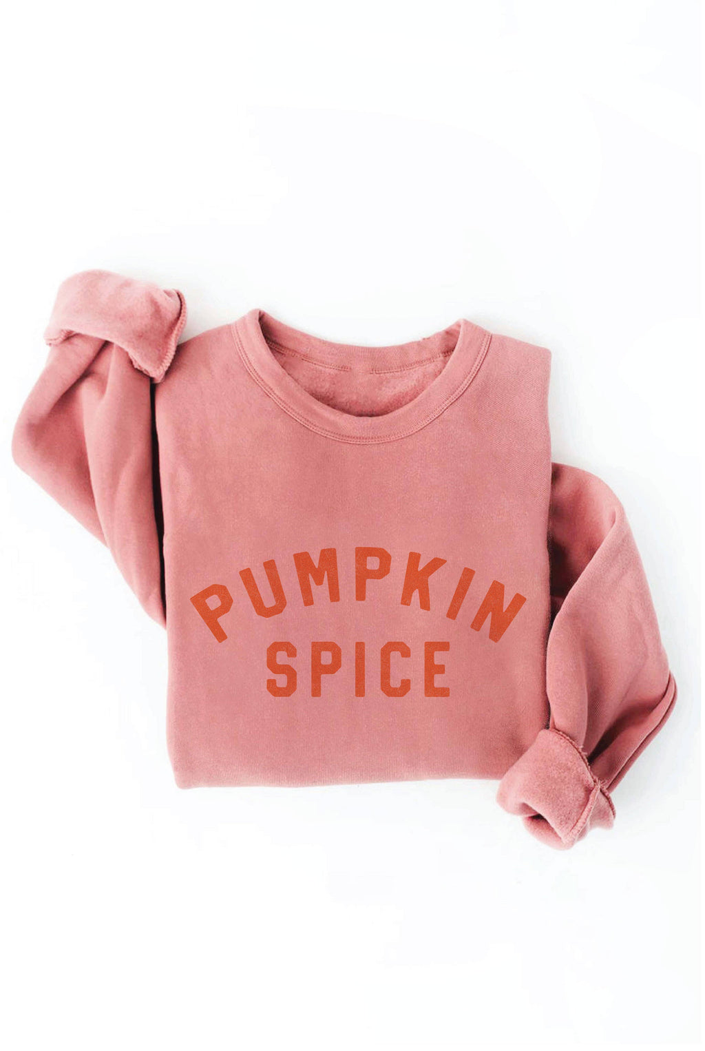 PUMPKIN SPICE Graphic Sweatshirt: AUTUMN LEAF / L