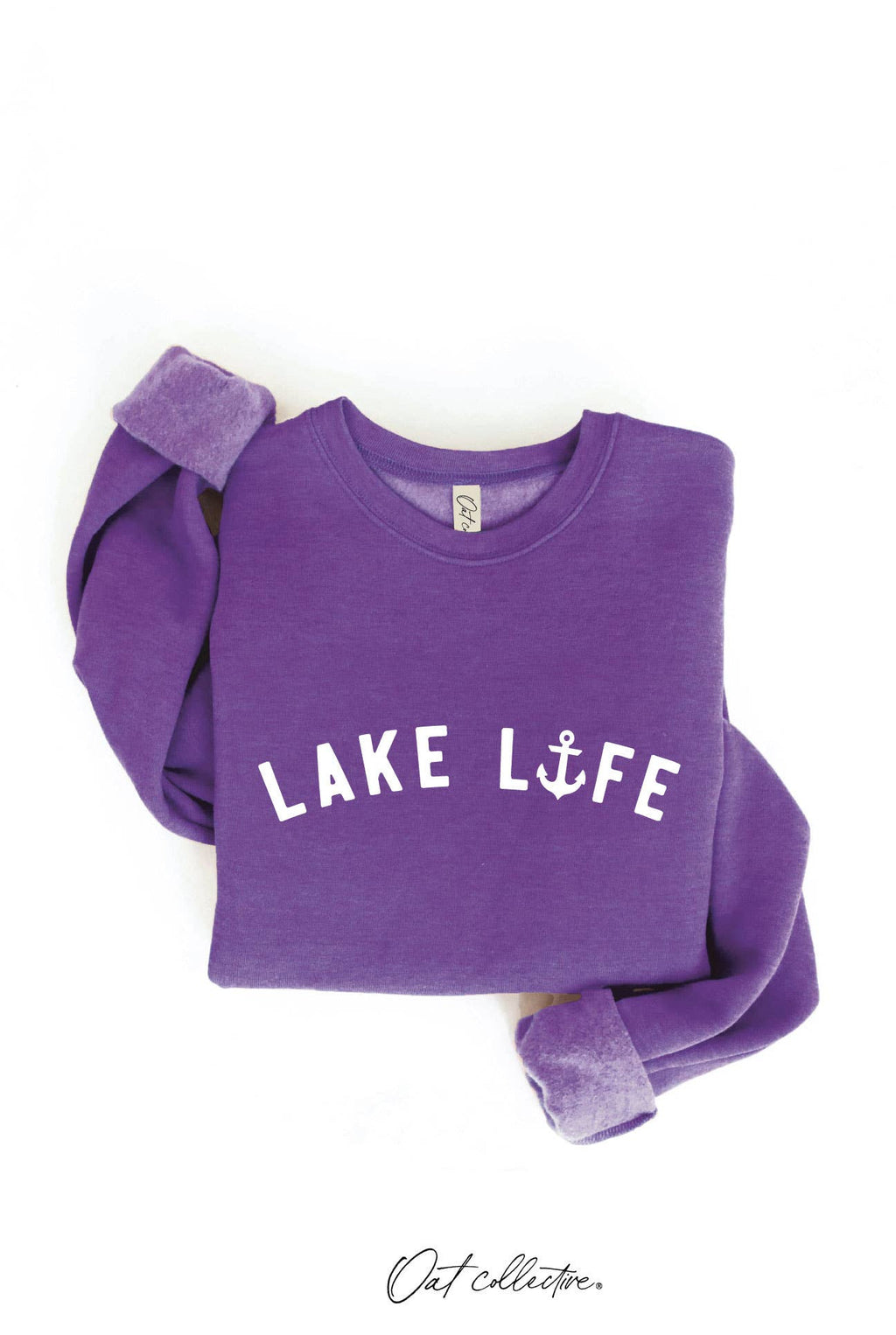 LAKE LIFE Graphic Sweatshirt: DARK H.SAGE / M