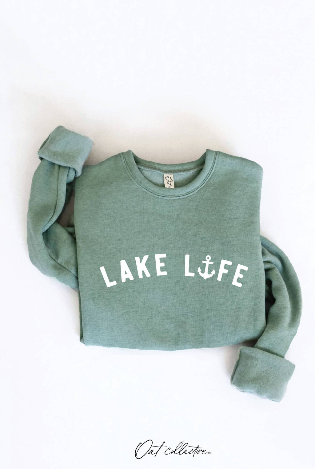 LAKE LIFE Graphic Sweatshirt: BLACK / S