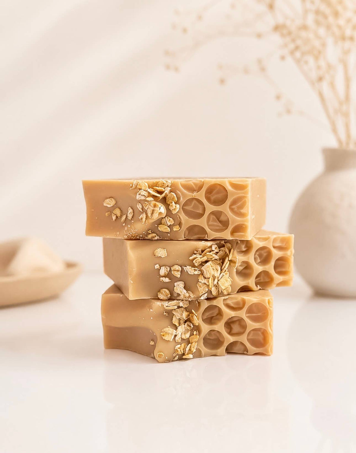 Oatmeal & Honey - Handcrafted Artisan Soap Bar