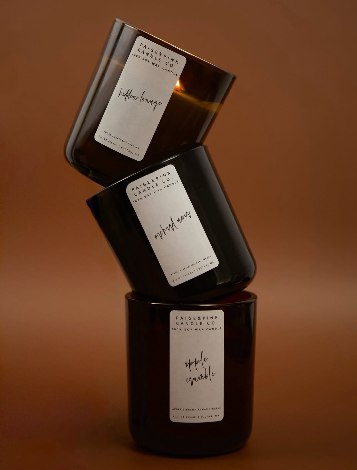 Paige & Pink Candle Company Fall Collection 12.5oz