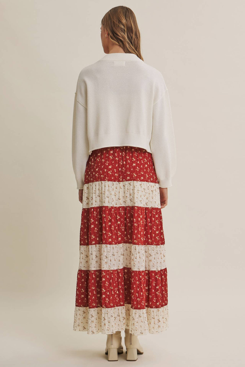 EVERYDAY ESEENTIAL EASY LAYERING BALLOON SLV WAFFLE CARDIGAN