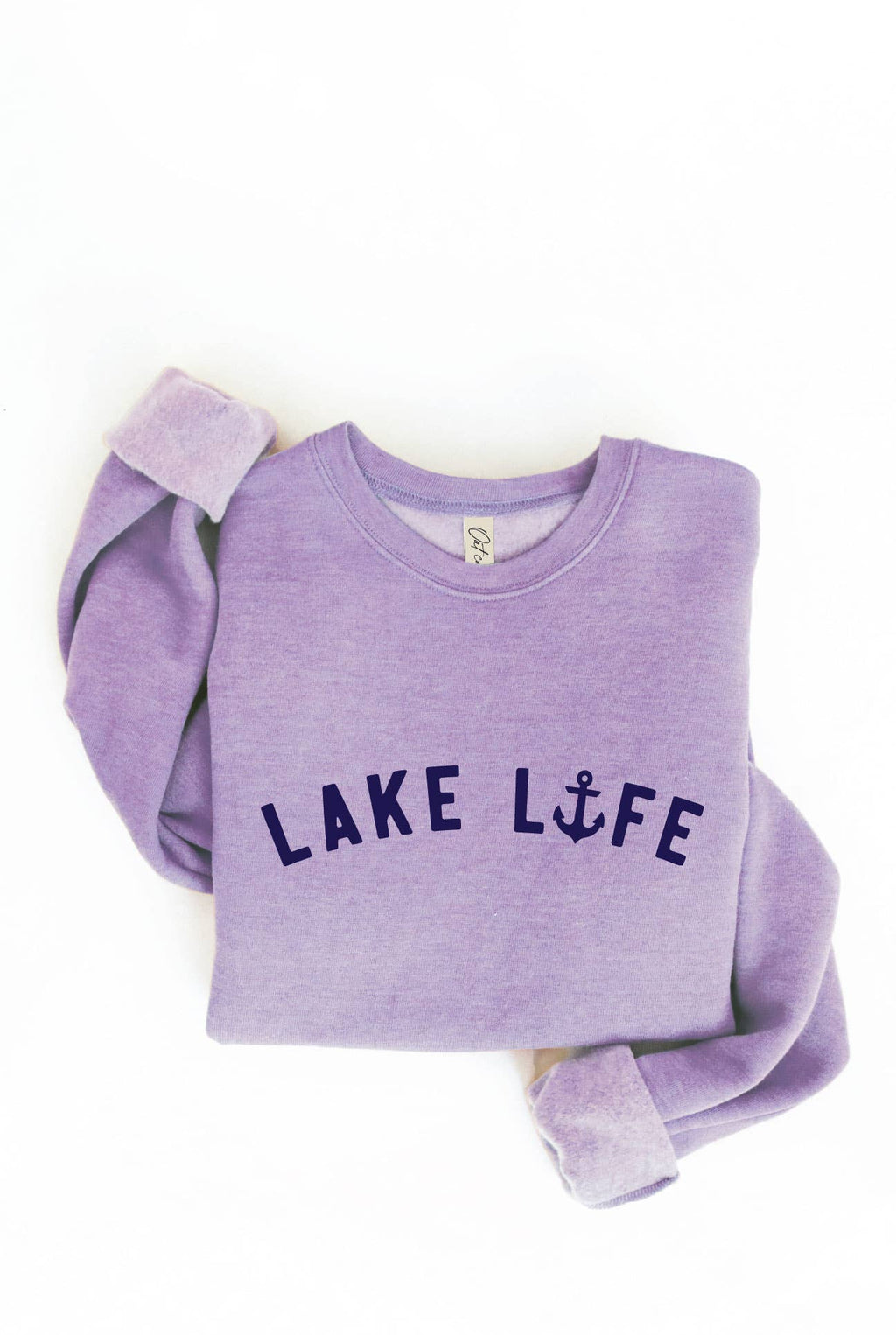 LAKE LIFE Graphic Sweatshirt: DARK H.SAGE / S