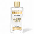 Manifest That Shit - Glass Bottle Matches